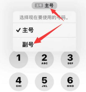 拱墅苹果14维修店分享iPhone 14 Pro Max使用副卡打电话的方法 