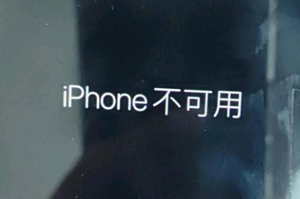 拱墅苹果服务网点分享锁屏界面显示“iPhone 不可用”如何解决 