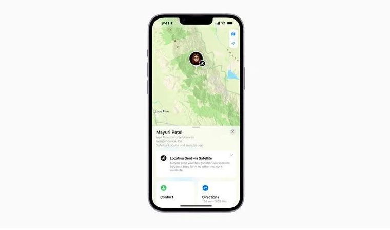 拱墅苹果14维修分享iPhone14系列中 FindMy功能通过卫星分享位置方法教程 