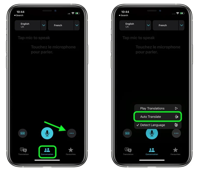 拱墅苹果手机维修分享iOS 15 “翻译” App 新改进 