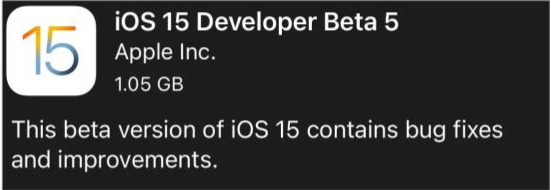 拱墅苹果手机维修分享如何升级到iOS15.0 beta5 