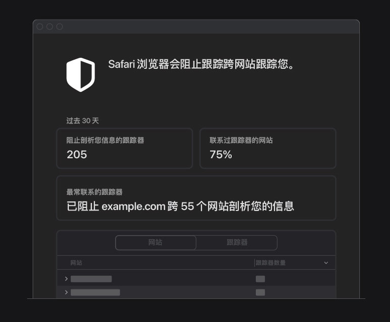 拱墅苹果手机维修分享如何在 Safari 浏览器中查看和打开隐私报告 